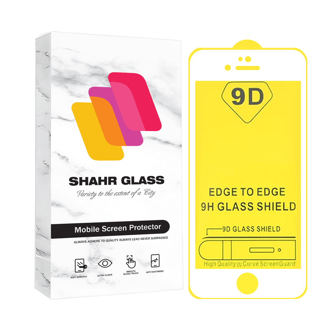 محافظ صفحه نمایش شهر گلس مدل فول Full مناسب برای گوشی موبایل اپل iPhone 5s / 5 / 5c / SE 2016
