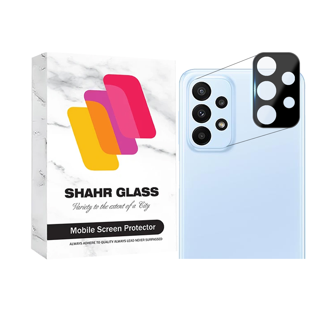 محافظ لنز دوربین شهر گلس مدل فول Lens Full مناسب برای گوشی موبایل سامسونگ Galaxy A13 4G / A32 5G / M32 5G