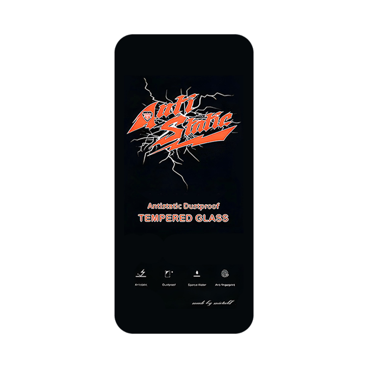 محافظ صفحه نمایش شهر گلس مدل آنتی استاتیک AntiStatic مناسب برای گوشی موبایل اپل iPhone 13 / iPhone 13 Pro / iPhone 14