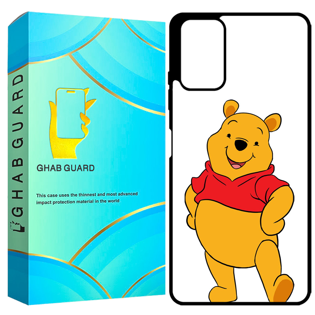 کاور قاب گارد طرح خرس پو Pooh مناسب برای گوشی موبایل شیائومی Redmi Note 10 4G / Note 10s / Poco M5s