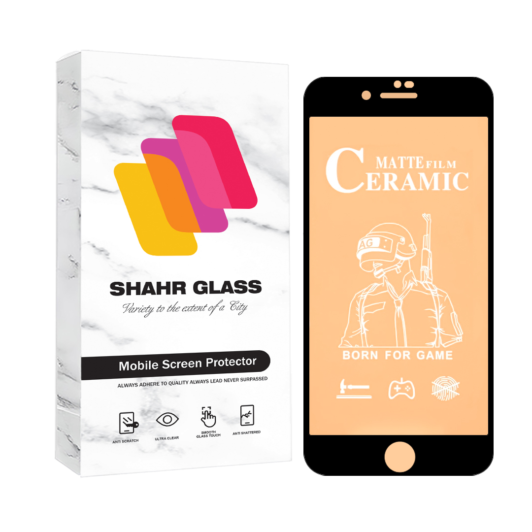 محافظ صفحه نمایش شهر گلس مدل سرامیک مات Ceramic Matte مناسب برای گوشی موبایل اپل iPhone 8 Plus / 7 Plus