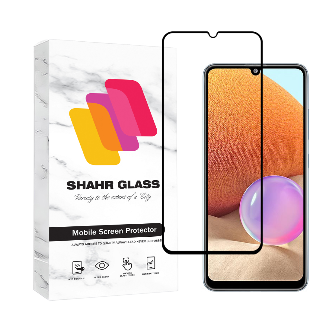 محافظ صفحه نمایش شهر گلس مدل  فول FULL مناسب برای گوشی موبایل سامسونگ Galaxy A22 4G
