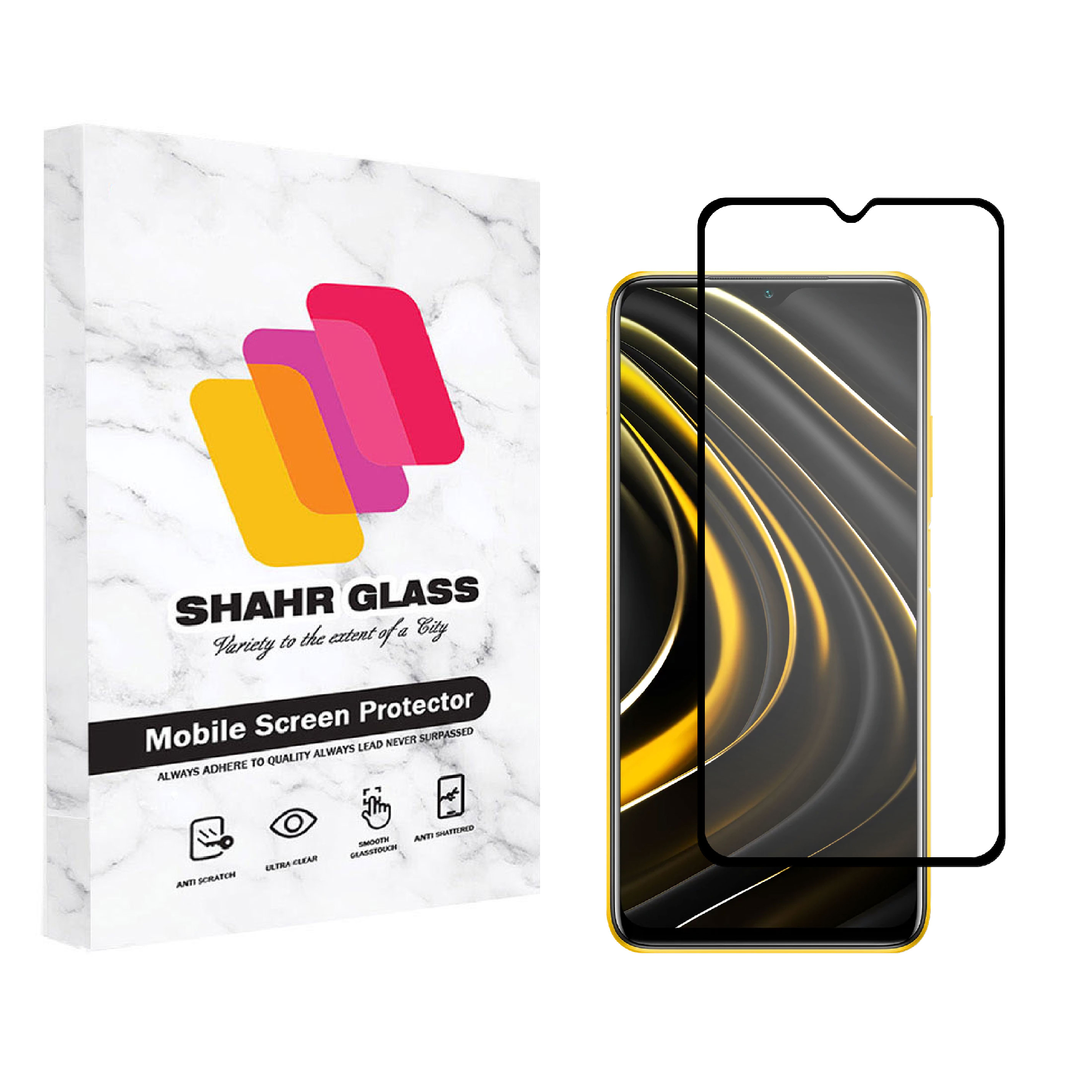 محافظ صفحه نمایش شهر گلس مدل سرامیکی مات Ceramic Matte مناسب برای گوشی موبایل شیائومی Poco M3
