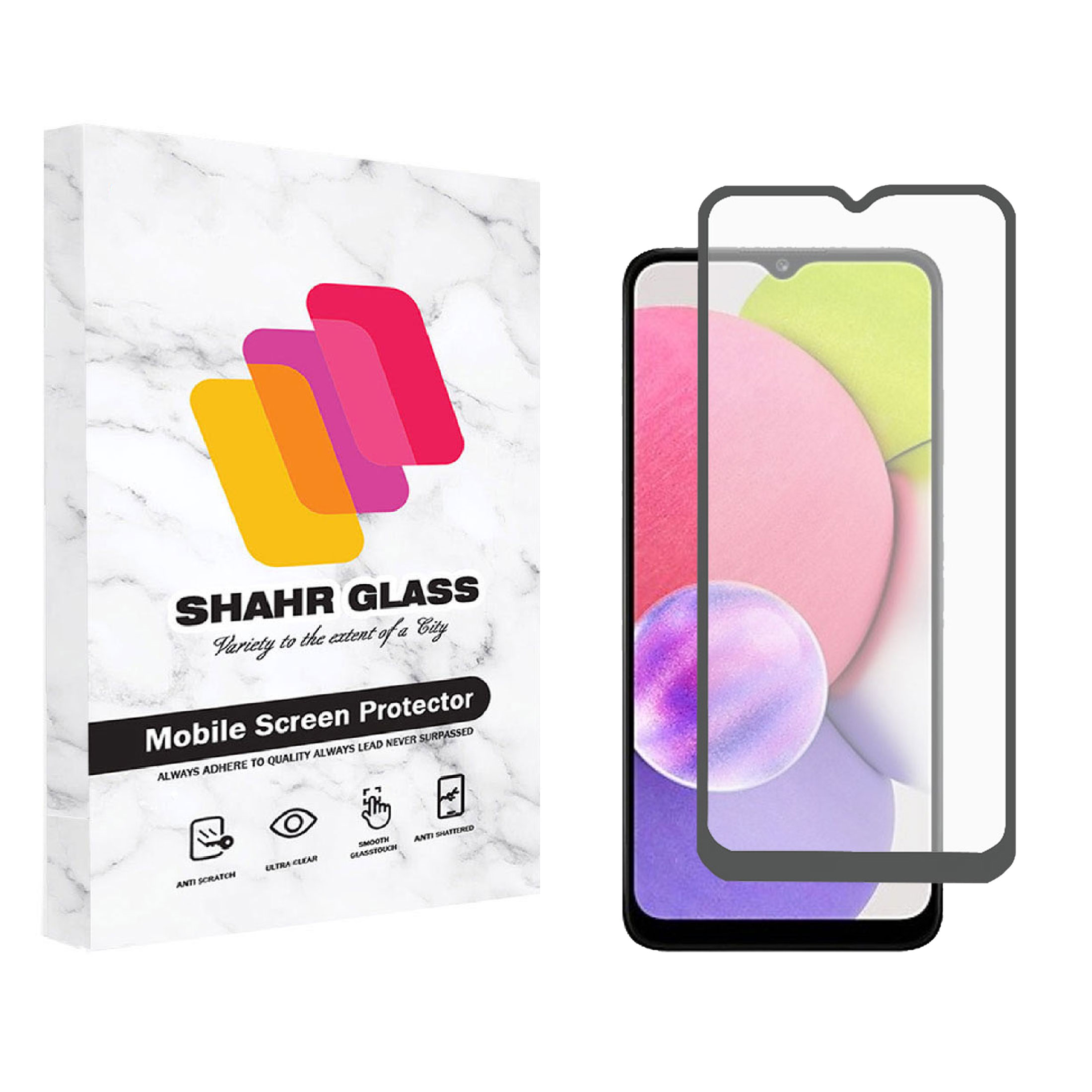 محافظ صفحه نمایش شهر گلس مدل سرامیکی مات Ceramic Matte مناسب برای گوشی موبایل سامسونگ Galaxy A03