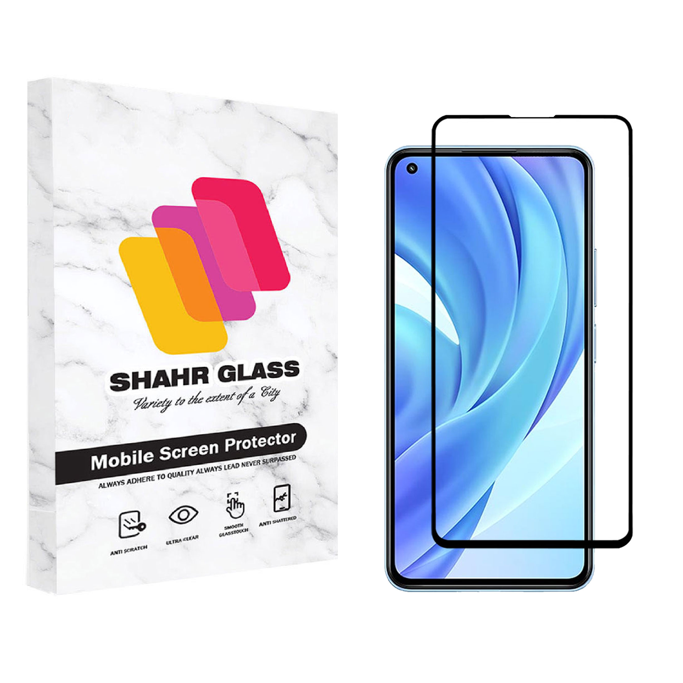 محافظ صفحه نمایش شهر گلس مدل فول Full مناسب برای گوشی موبایل شیائومی Mi 11 Lite 4G