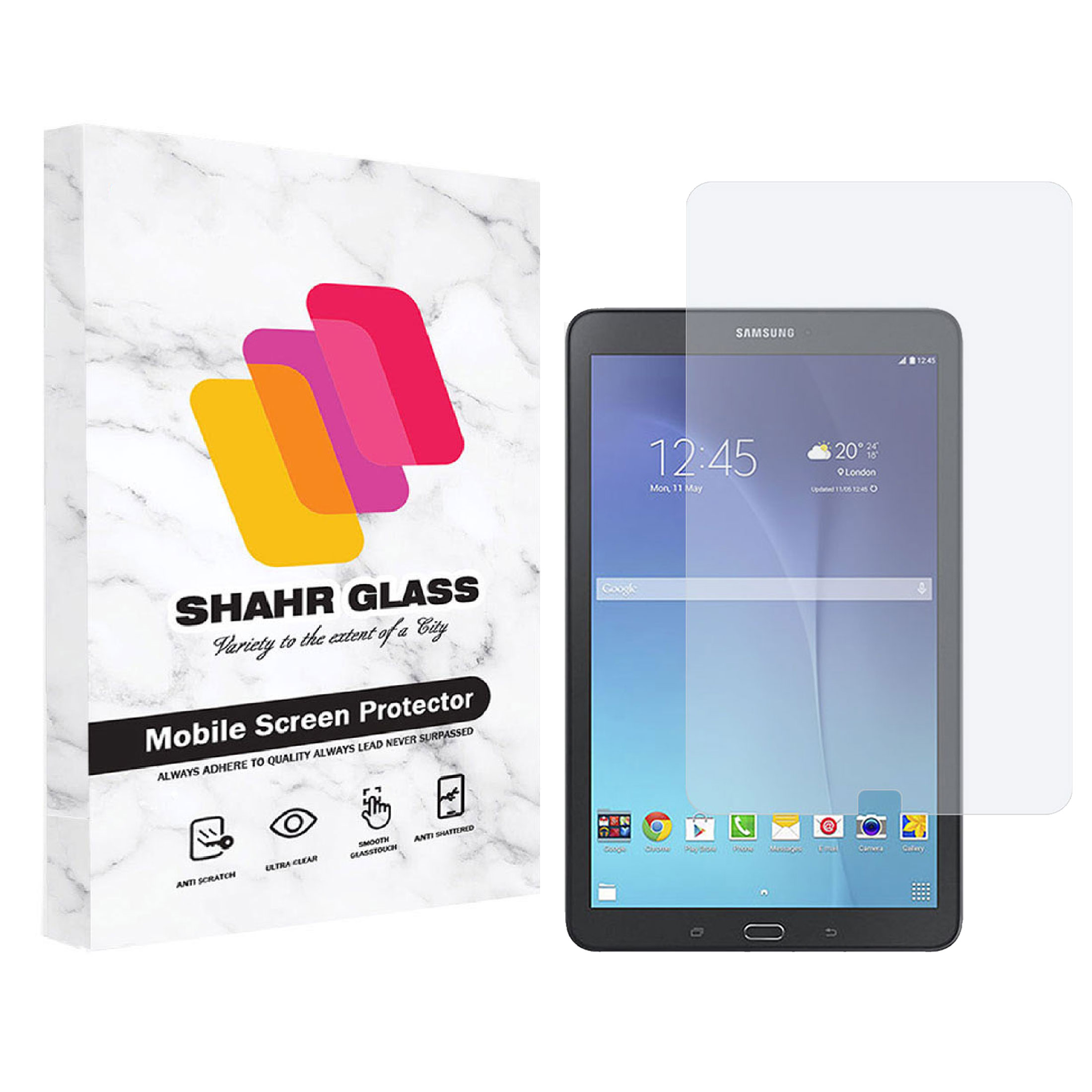 محافظ صفحه نمایش شهر گلس مدل ساده Simple Tablet مناسب برای تبلت سامسونگ Galaxy Tab E 9.6 / T560 / T561