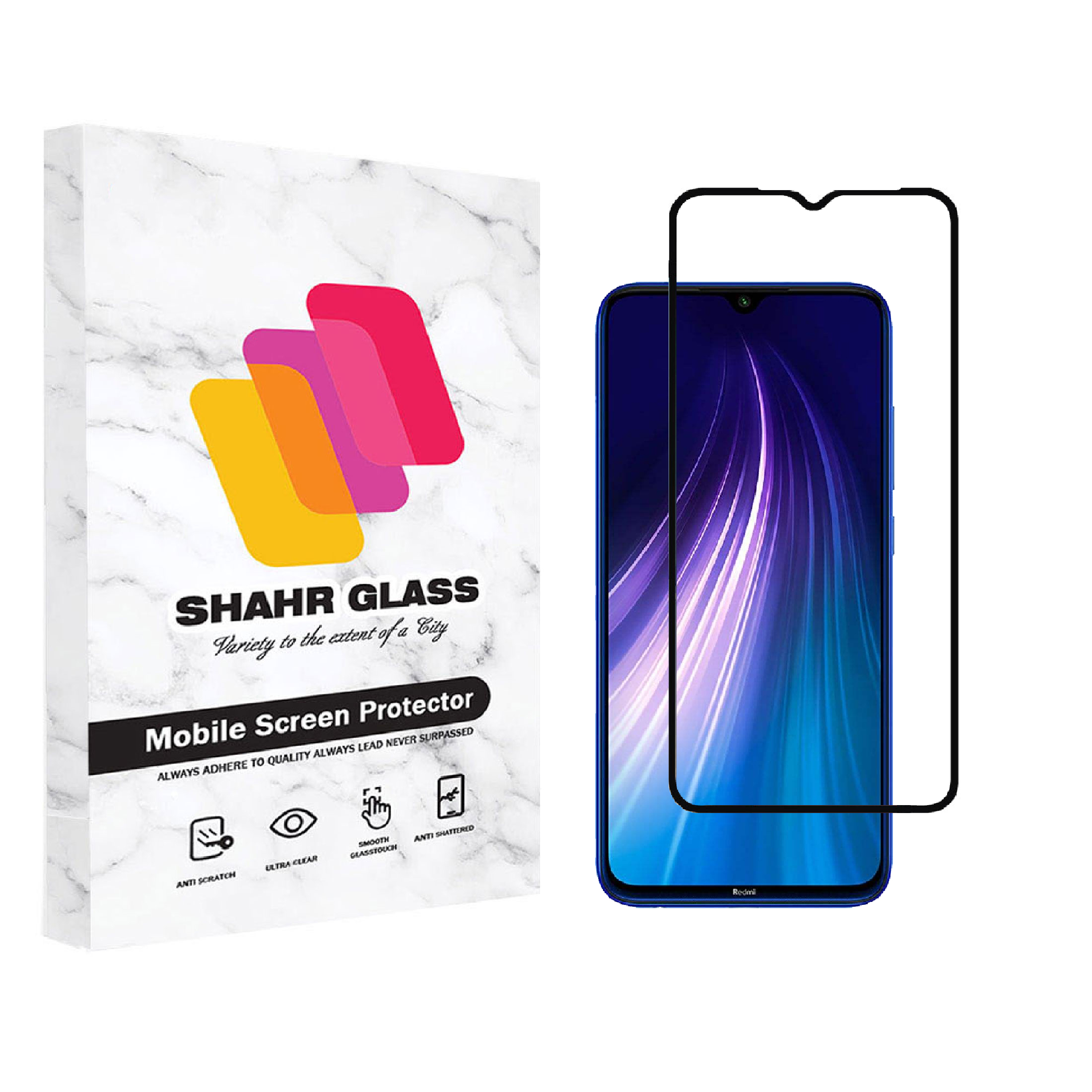 محافظ صفحه نمایش شهر گلس مدل سرامیکی شفاف Ceramic Clear مناسب برای گوشی موبایل شیائومی Redmi Note 8T