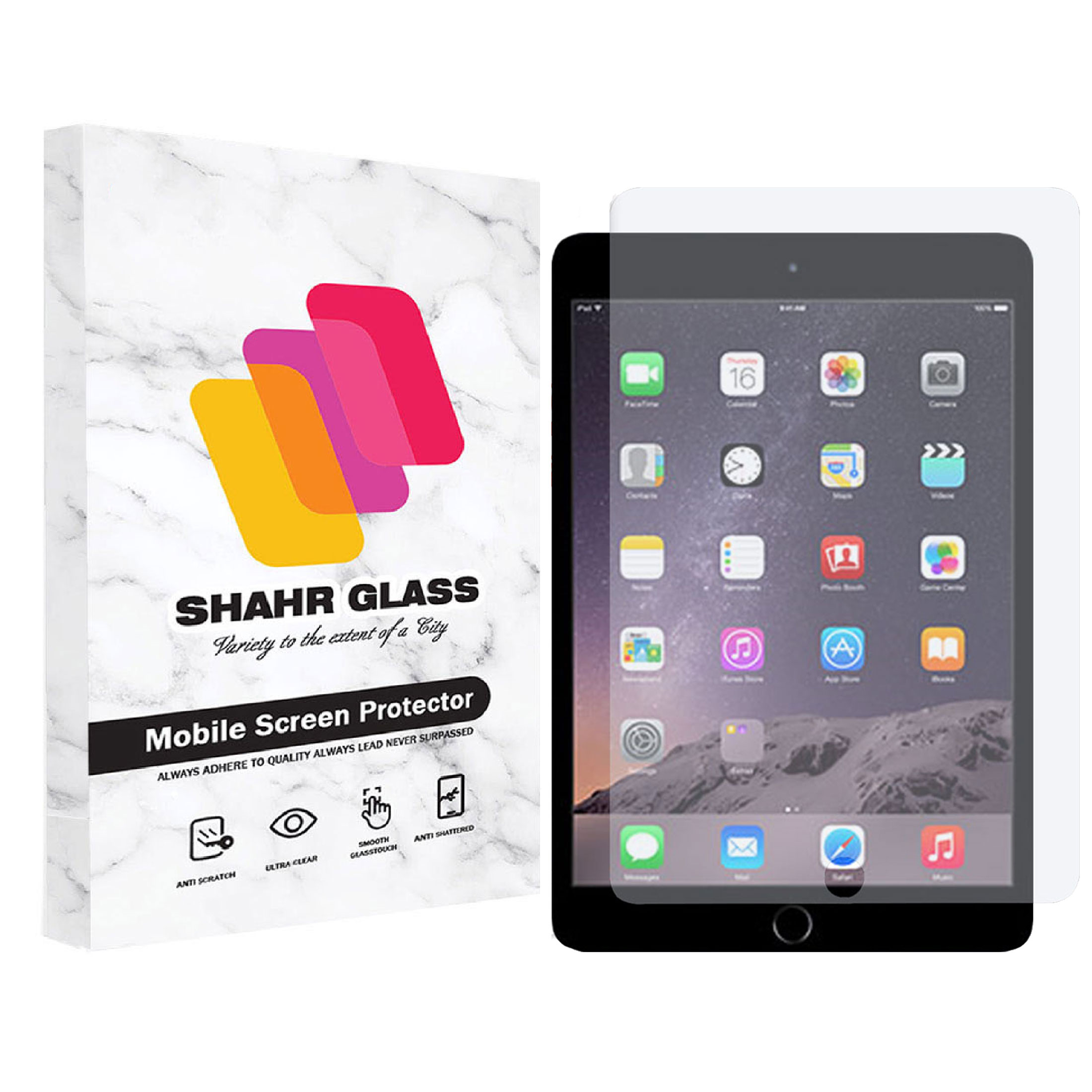 محافظ صفحه نمایش شهر گلس مدل ساده Simple Tablet مناسب برای تبلت اپل iPad mini 2