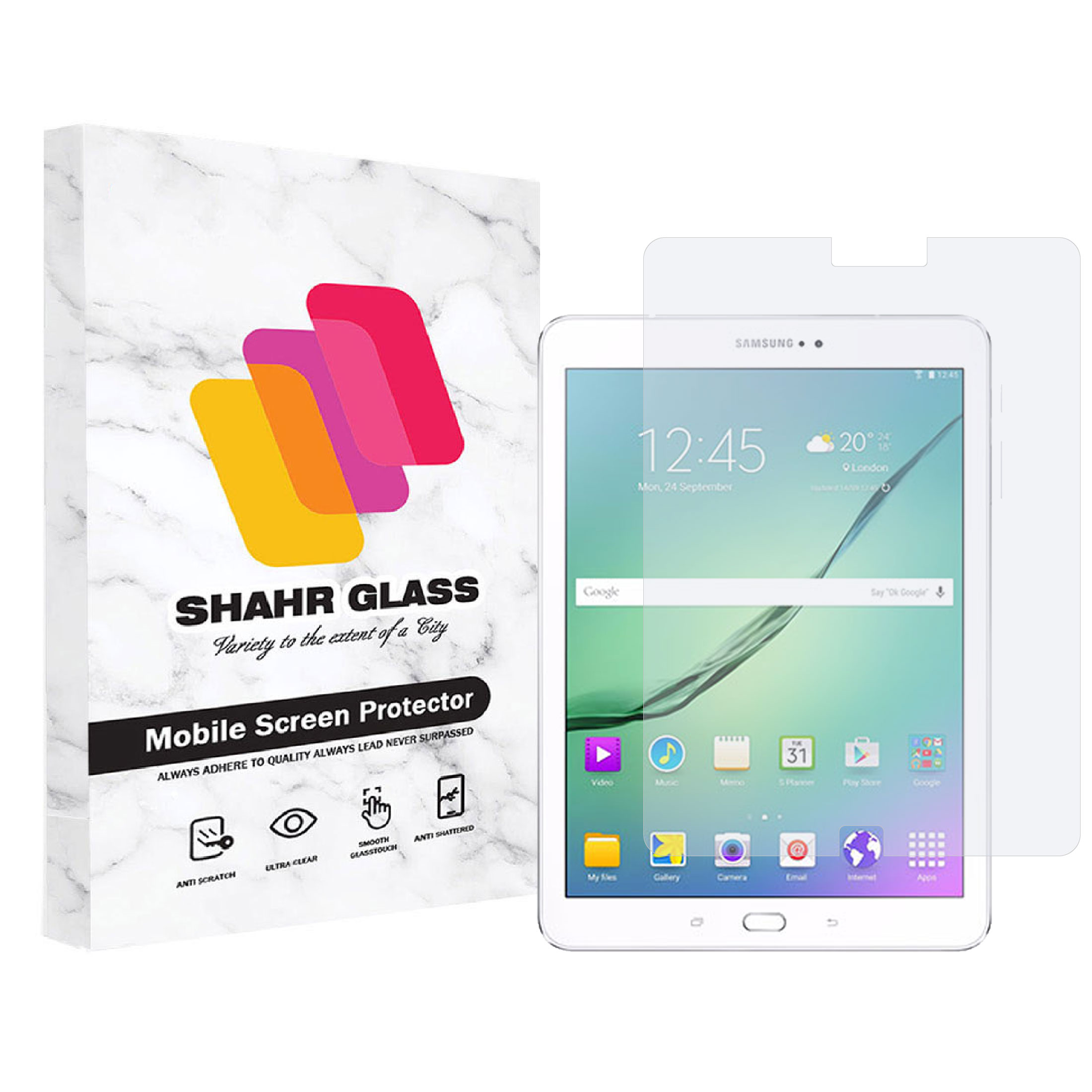 محافظ صفحه نمایش شهر گلس مدل ساده Simple Tablet مناسب برای تبلت سامسونگ Galaxy Tab S2 9.7 2015 / T810 / T815