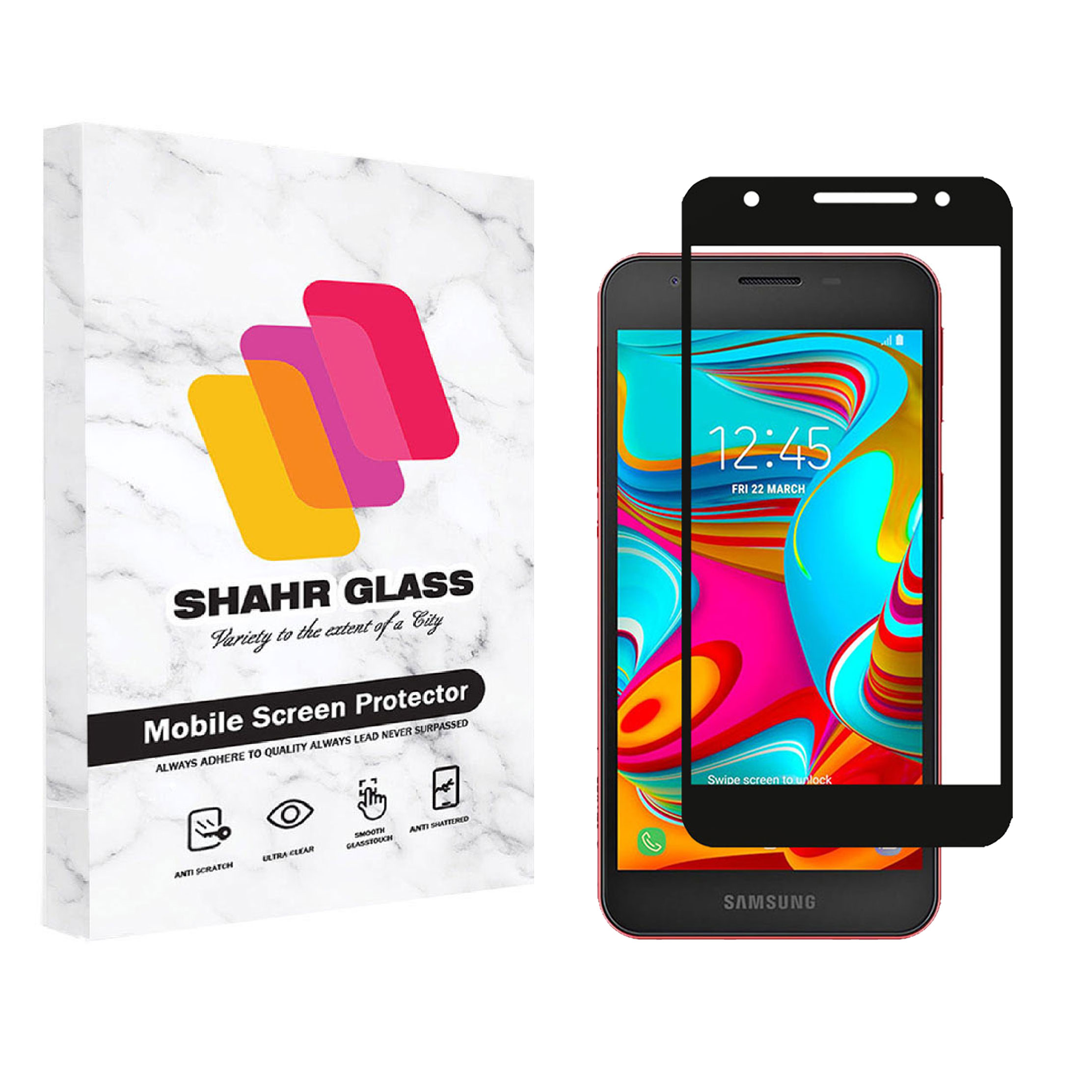 محافظ صفحه نمایش شهر گلس مدل سرامیکی شفاف Ceramic Clear مناسب برای گوشی موبایل سامسونگ Galaxy J2 Core