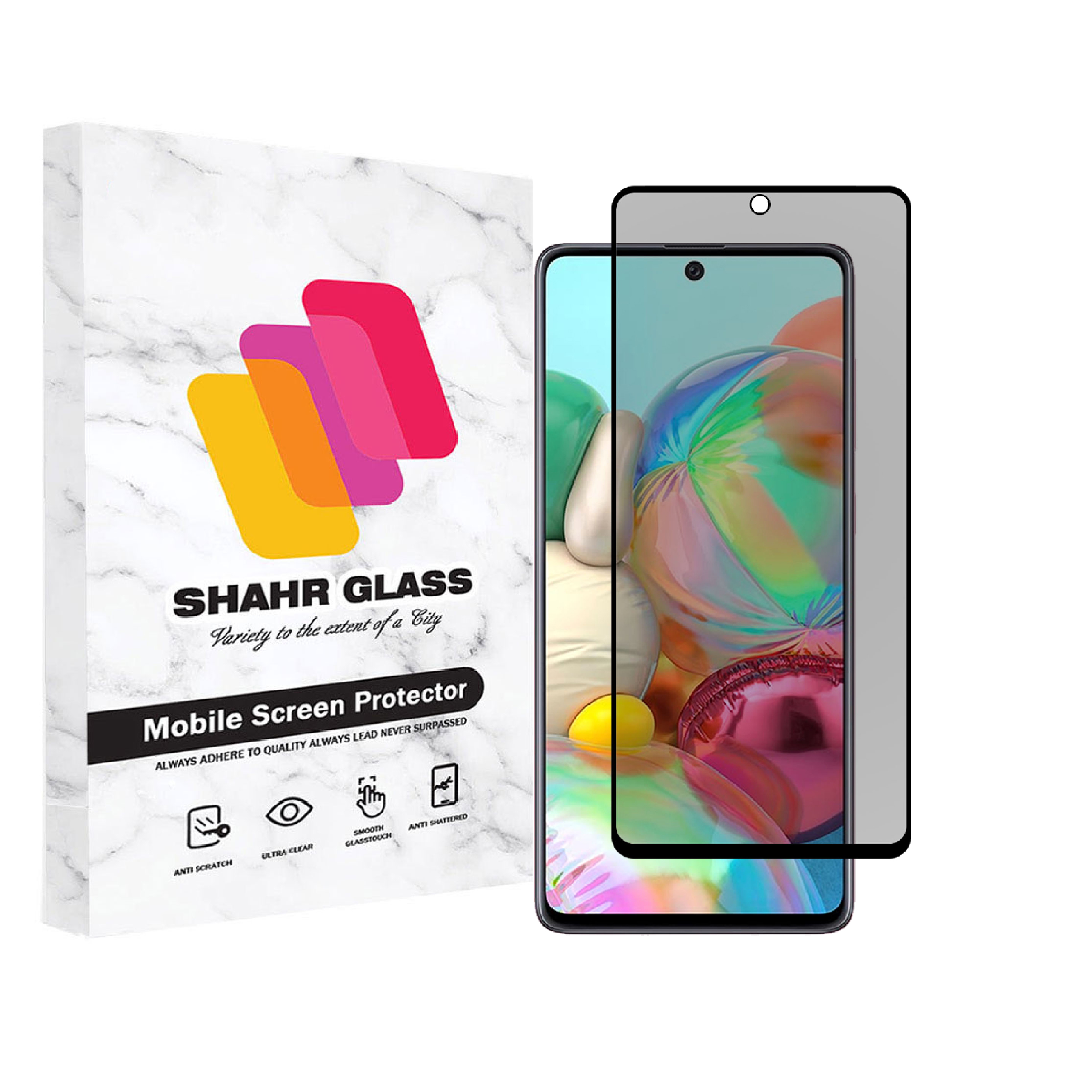 محافظ صفحه نمایش شهر گلس مدل سرامیکی حریم شخصی Ceramic Privacy مناسب برای گوشی موبایل سامسونگ Galaxy A52 5G