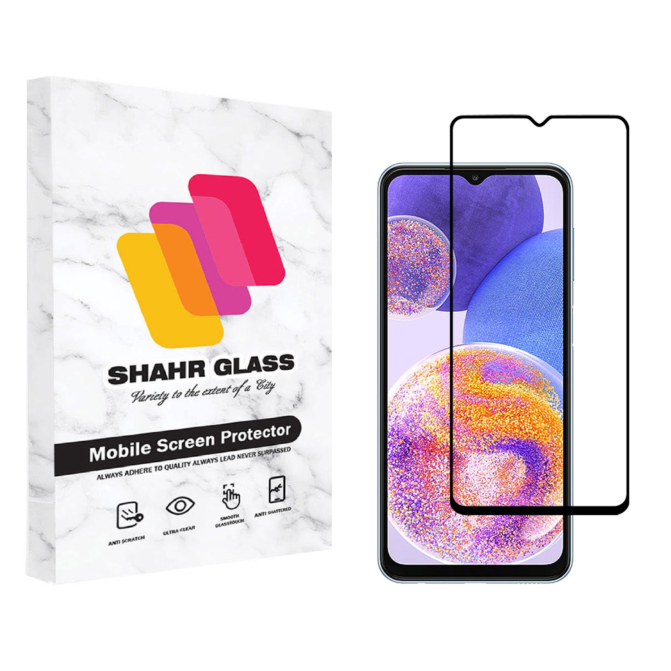 محافظ صفحه نمایش شهر گلس مدل سرامیکی شفاف Ceramic Clear مناسب برای گوشی موبایل سامسونگ Galaxy A23