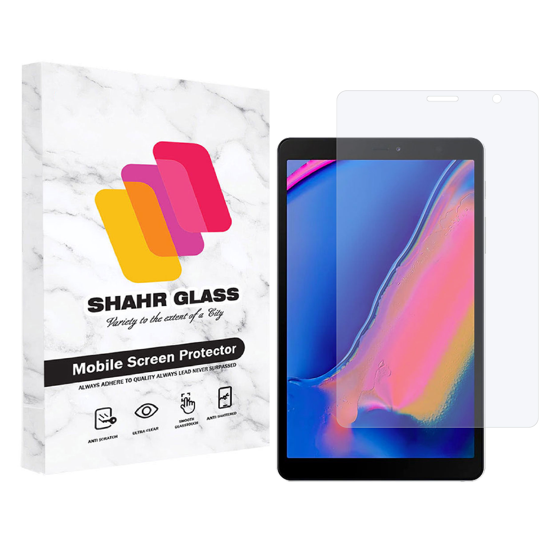 محافظ صفحه نمایش شهر گلس مدل ساده Simple Tablet مناسب برای تبلت سامسونگ Galaxy Tab A 8.0 S Pen / P200 / P205