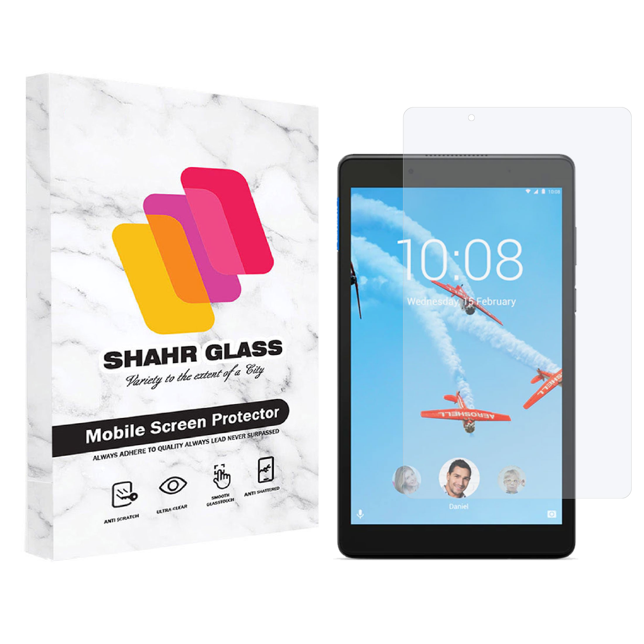 محافظ صفحه نمایش شهر گلس مدل ساده Simple Tablet مناسب برای تبلت لنوو Tab E8