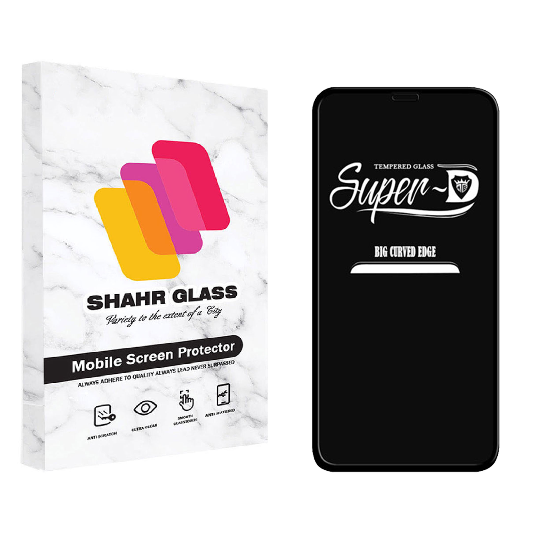 محافظ صفحه نمایش شهر گلس مدل سوپردی SUPERD مناسب برای گوشی موبایل اپل iPhone XR