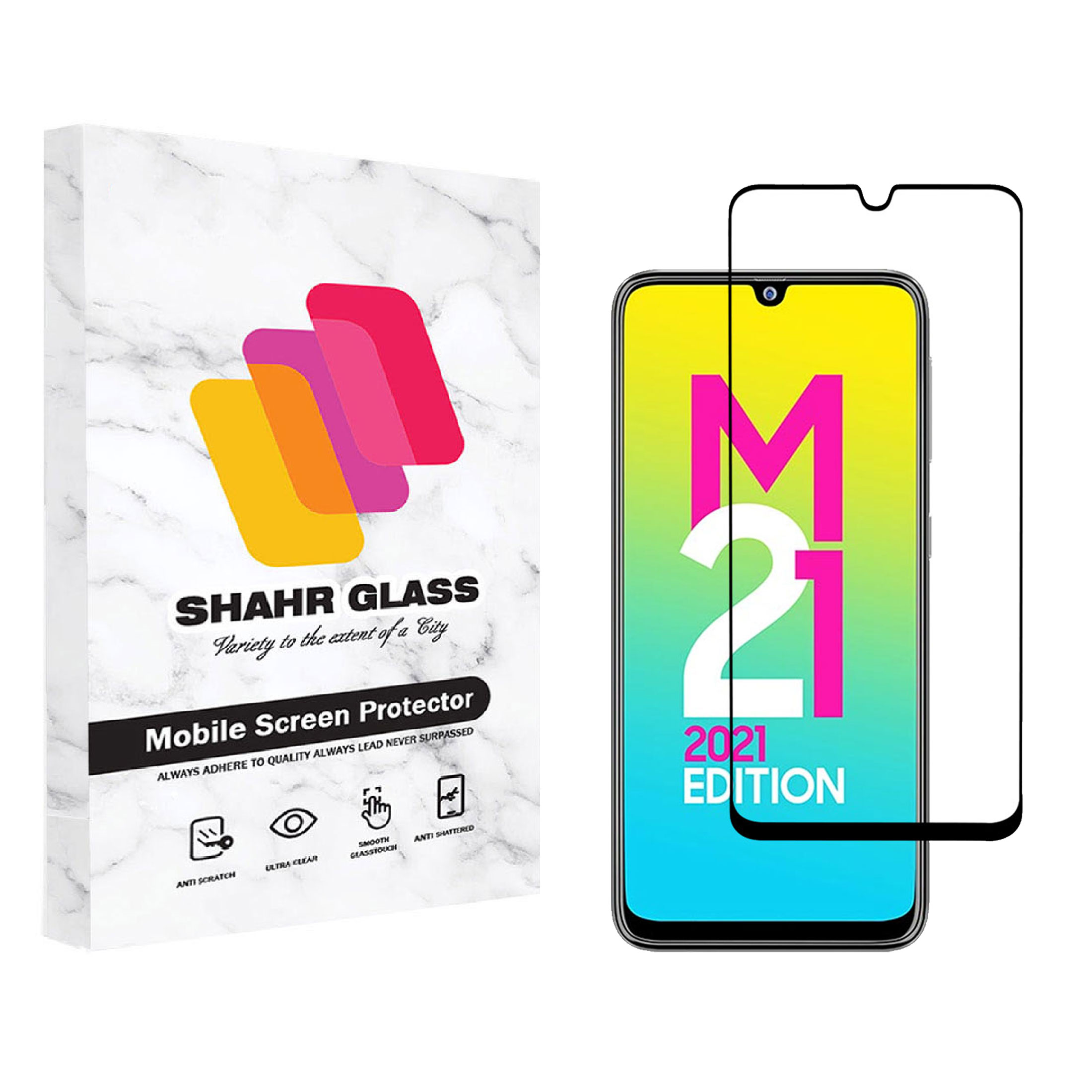 محافظ صفحه نمایش شهر گلس مدل سرامیکی شفاف Ceramic Clear مناسب برای گوشی موبایل سامسونگ Galaxy M21 2021