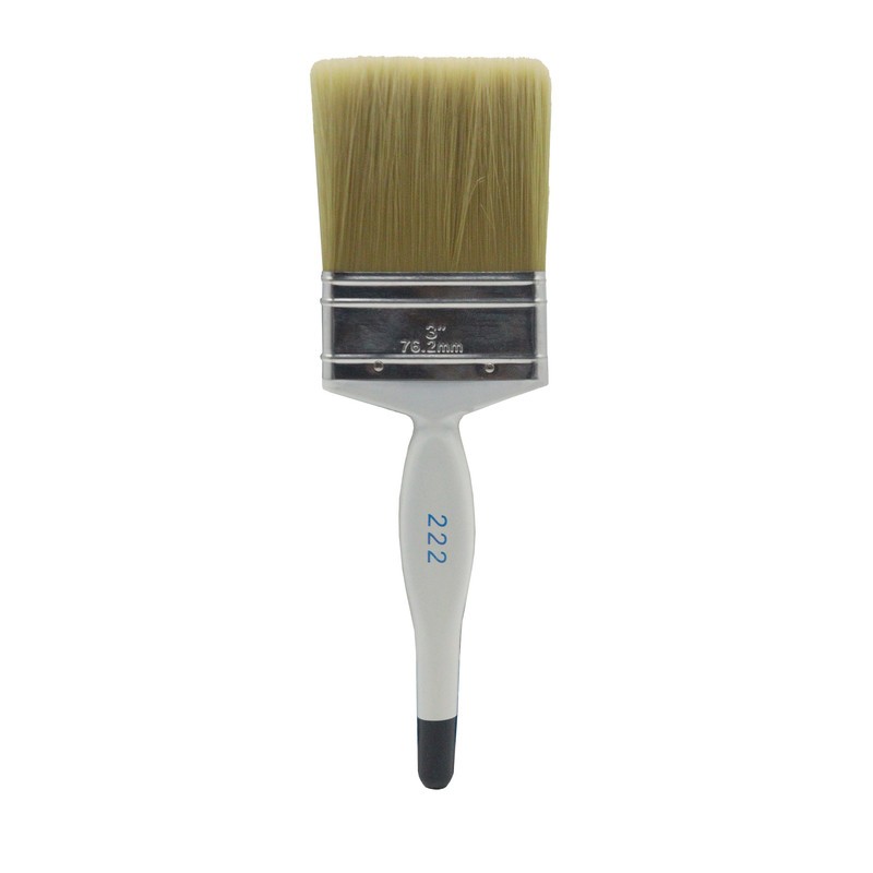قلم مو نقاشی مدل چوبی کد YP-ROGHANI-76.2MM/3INCH سایز 3 اینچ