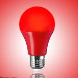 لامپ قرمز  ال ای دی 9 وات(لامپ رنگی 9 وات) پارس شوان
