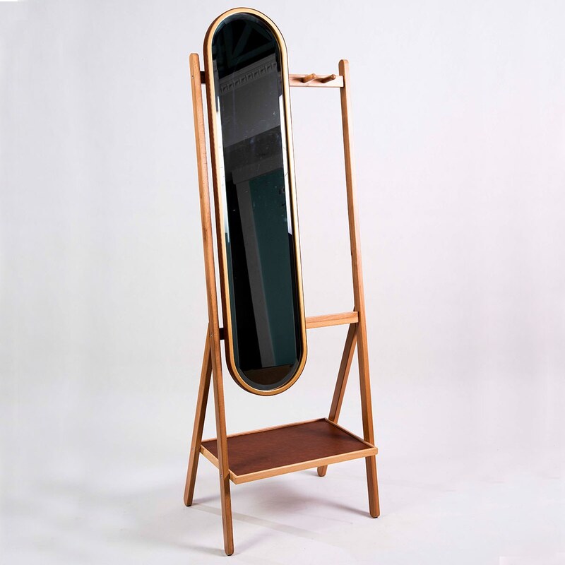آینه ایستاده چوبی سان هوم مدل W7800