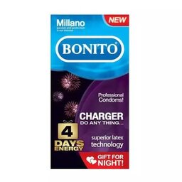 کاندوم بونیتو بسته 6 عددی مدل شارژ کننده  CHARGER