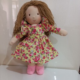 عروسک والدروف زیبا وتماما دستساز با الیاف طبیعی جدید ترین مدل عروسک دستساز در ایران