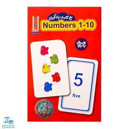 20 عدد کارت یادگیری اعداد 1 تا 10 انگلیسی
فلش کارت Numbers 1 - 10