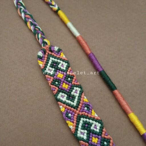 دستبند  ست سنتی دستبافت همراه پابند