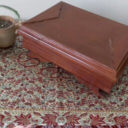 جعبه قرآن تمام چوب،سفارشی ساز،داخل آستر،رنگ و طرح متنوع،جعبه چوبی