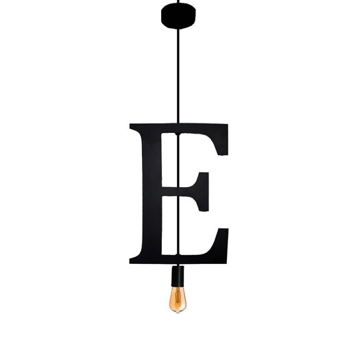 چراغ آویز  فلزی مدل حروف انگلیسی بزرگ 