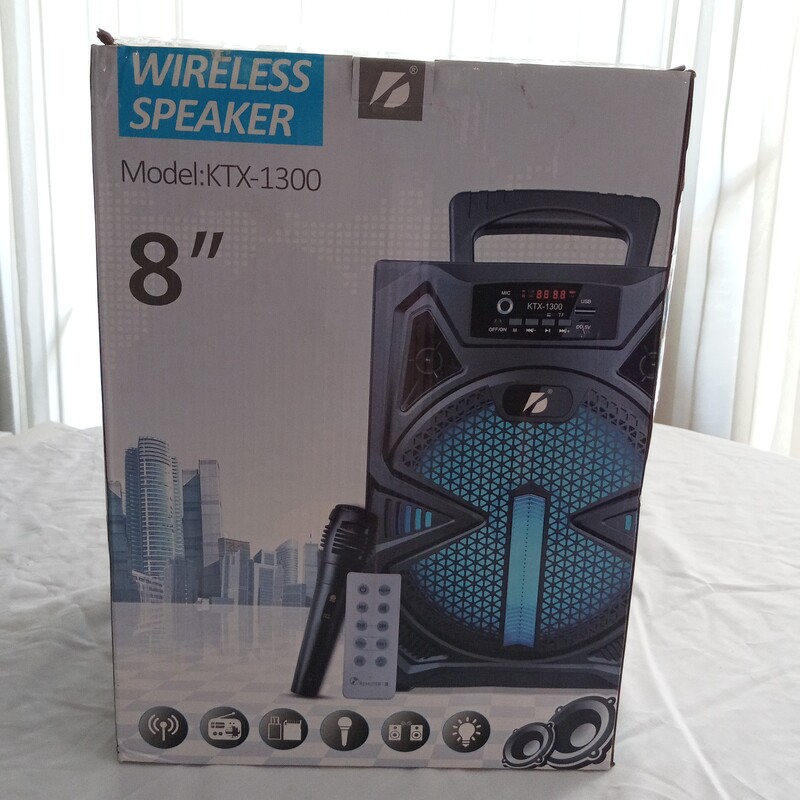 اسپیکر  بلوتوثی 8اینچ  مدل Wireless Speaker Model KTX-1300