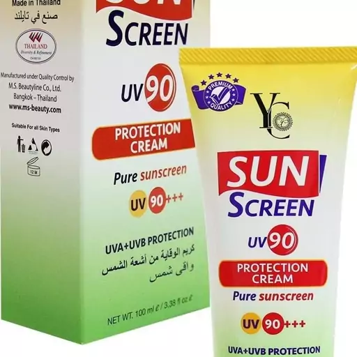 کرم ضد آفتاب YC Sun Sreen uv90