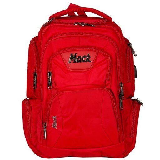 کیف کوله پشتی لپ تاپی MACK(مدل 011)تک رنگ مشکی
