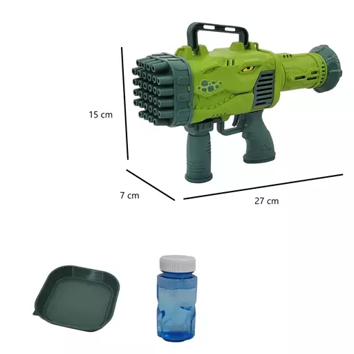 اسباب بازی حباب ساز تفنگ رگبار مدل دایناسور کد24