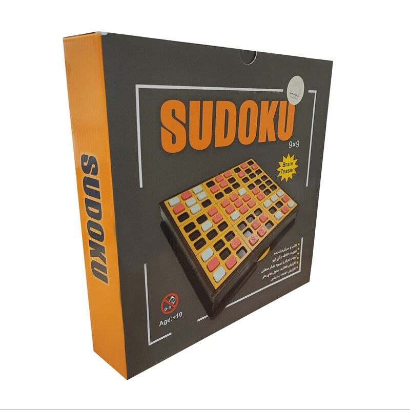 بازی فکری سودوکو مدل 9 در 9 - جدول چوبی 