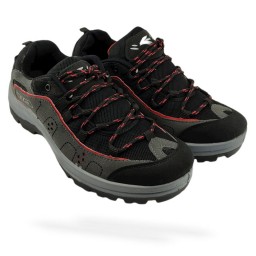 کفش پیاده روی مردانه هیلاسی (سایز 40 - 45 طوسی قرمز) بی واسطه