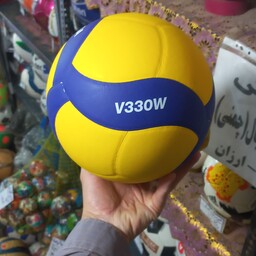 توپ والیبال میکاسا اورجینال 330 با ضمانت همراه باسوزنی وارسال رایگان در ارزانکده توپ کرمان 