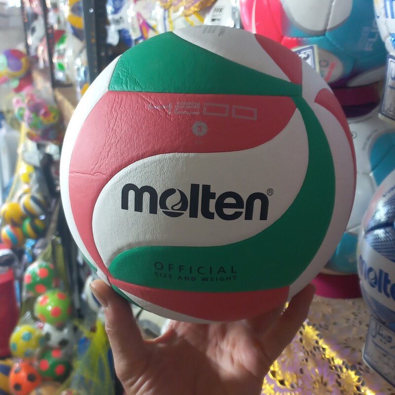 توپ والیبال مولتن اورجینال 4200 با ضمانت وسوزنی وارسال رایگان در ارزانکده توپ کرمان 