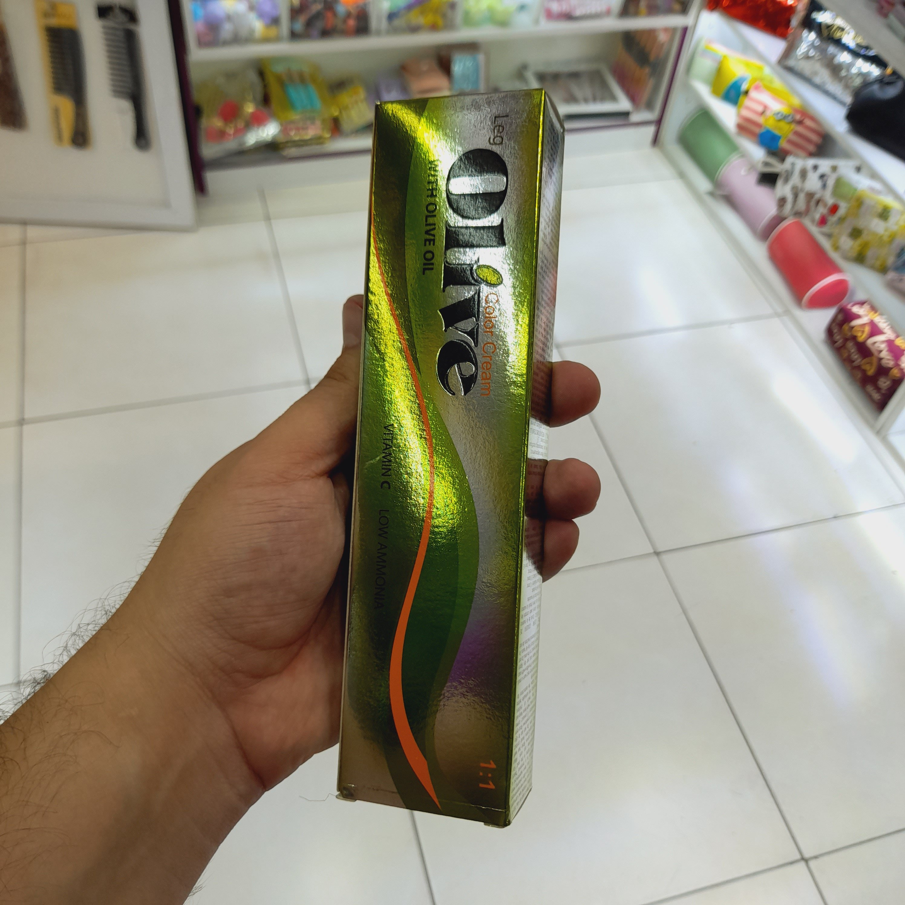 رنگ مو الیو شماره 2 طبیعی عصاره روغن زیتون ویتامین سی و کم امونیاک 100 میل