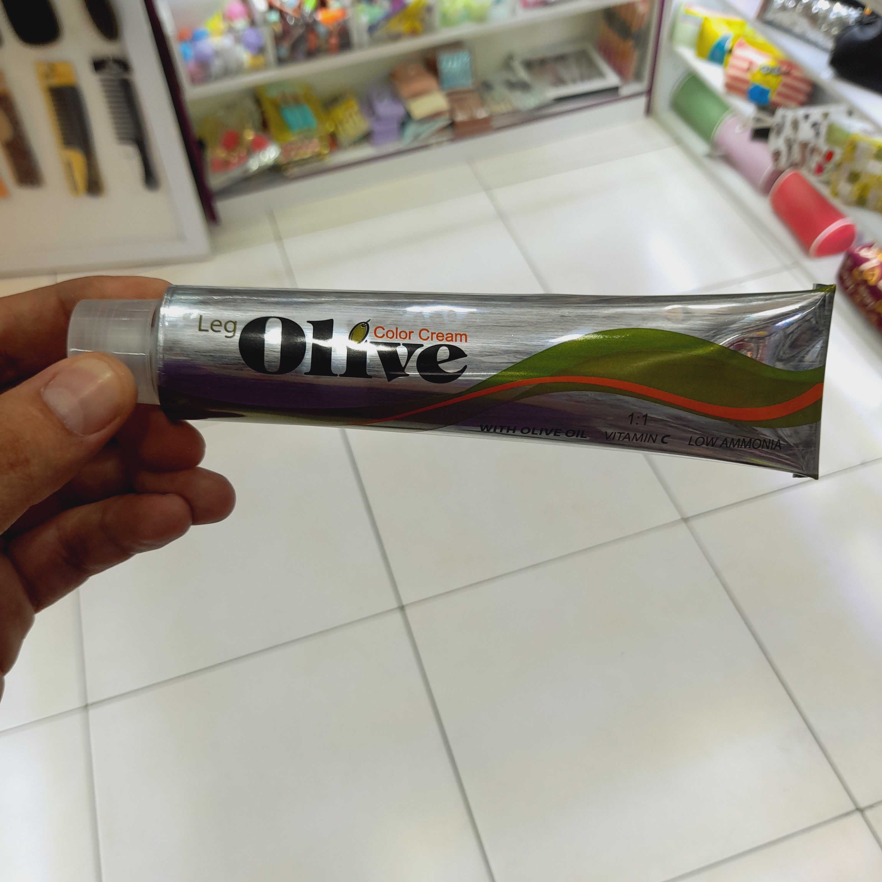 رنگ مو الیو شماره 2 طبیعی عصاره روغن زیتون ویتامین سی و کم امونیاک 100 میل