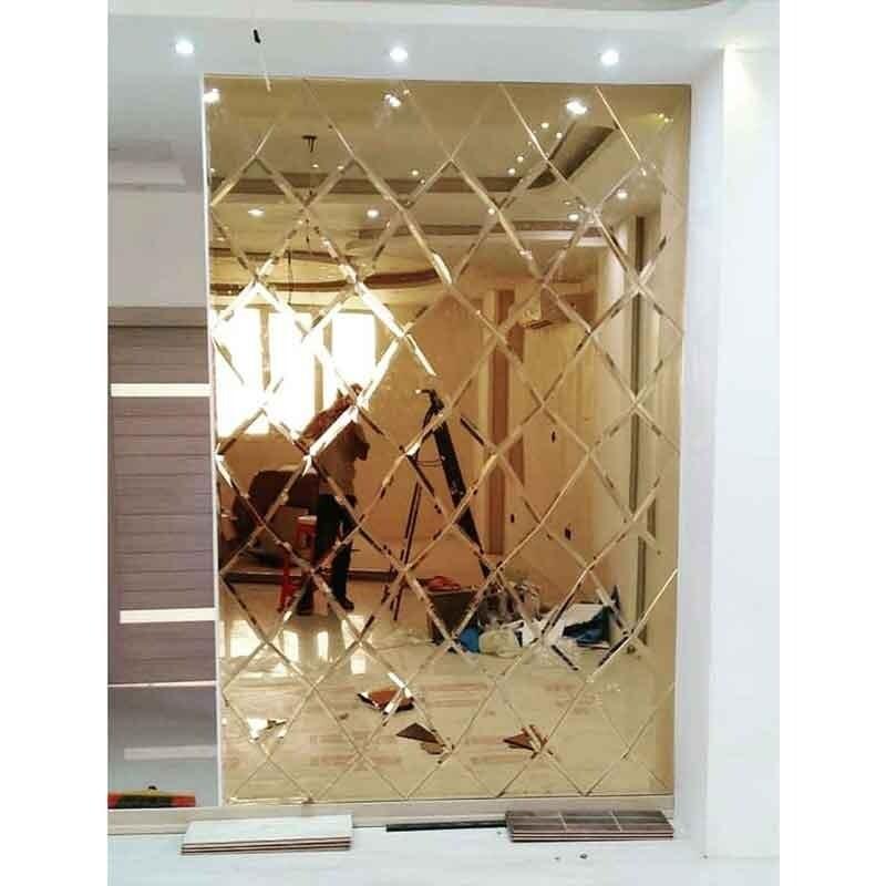 آینه دکوراتیو طرح الماس در 6رنگ نقره ای شامپاینی(برنز) مسی طلایی دودی و صورتی(هزینه ارسال به صورت پس کرایه و در مقصد)
