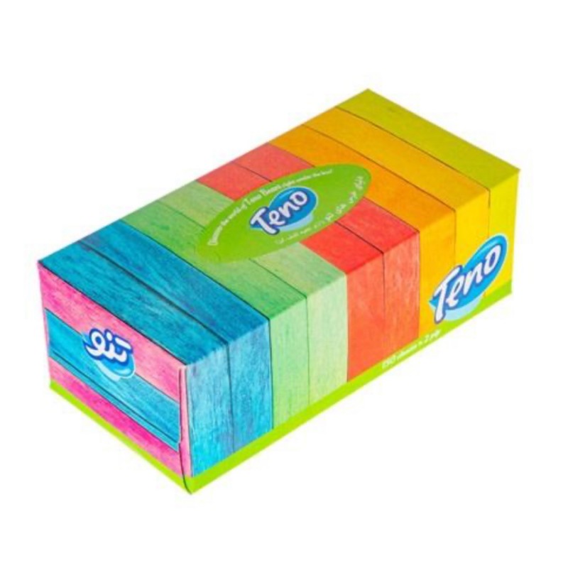 دستمال کاغذی 150 برگ دولا تنو مدل جعبه ای در طرح های متنوع و جذاب