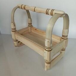 اسباب بازی گهواره سنتی  چوبی طول 36 سانت