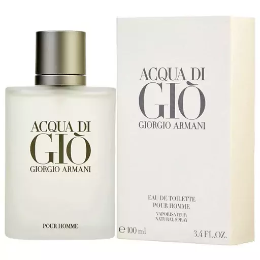 ادکلن جورجیو آرمانی آکوا دی جیو جیو سفید  Giorgio Armani Acqua di Gio  اصل و اورجینال بارکد دار  (100میل )