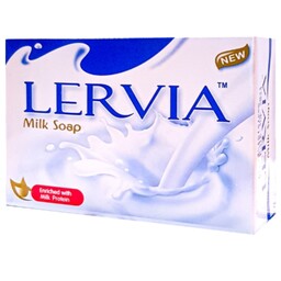 صابون شیر لرویا LERVIA سفید کننده و روشن کننده وزن 90 گرم اصلی 

