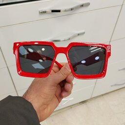 عینک آفتابی مردانه و زنانه مارک لوییز ویتون طرح میلیونر (رنگ قرمز )