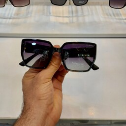 عینک آفتابی زنانه مربعی مارک چنل یووی 400 کیفیت بالا(رنگ مشکی )