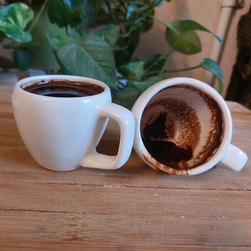 فنجان قهوه سرامیکی ، 6عددی،درجه 2 و(ارسال رایگان)