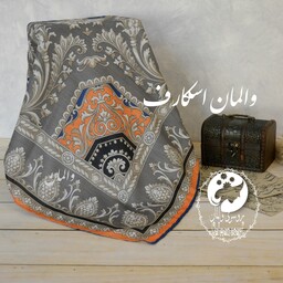 روسری طرح دار  مجلسی  دستدوز