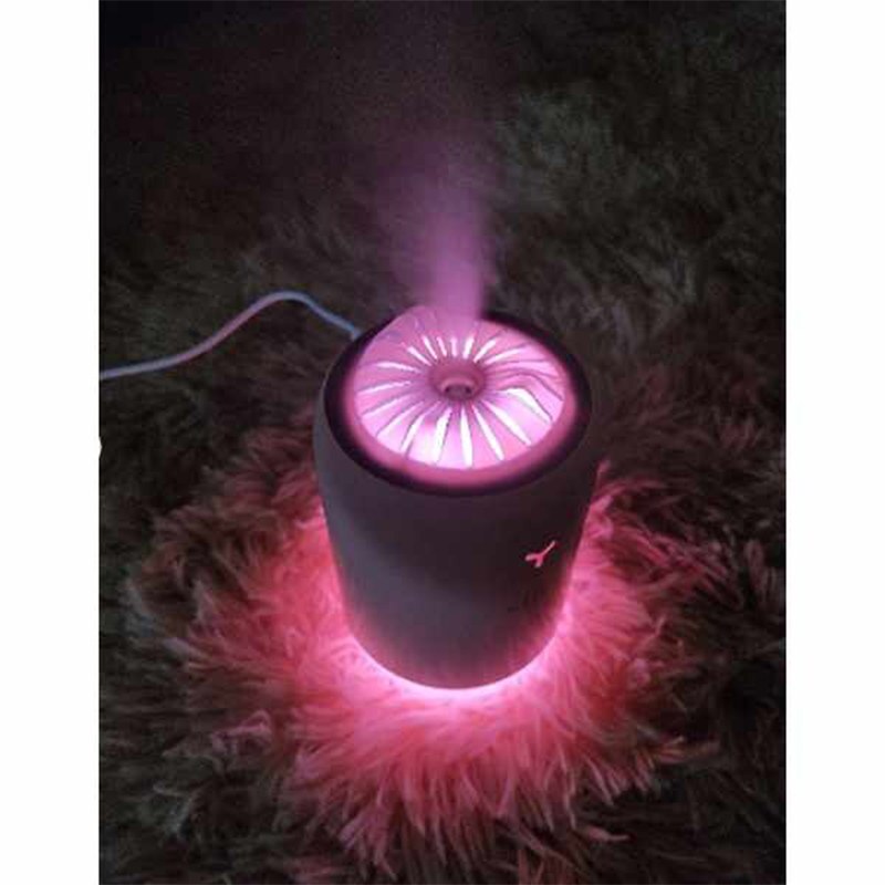 دستگاه بخور سرد humidfier مدل Magic Flame 902 (رنگ صورتی)