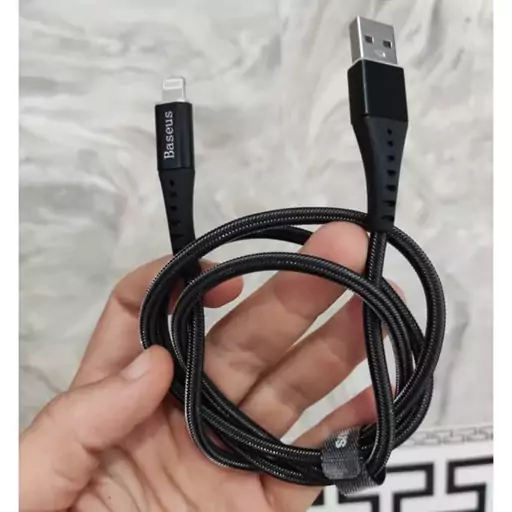 کابل فست شارژ  آیفونی USB به لایتنینگ بیسوس مدل BS-202